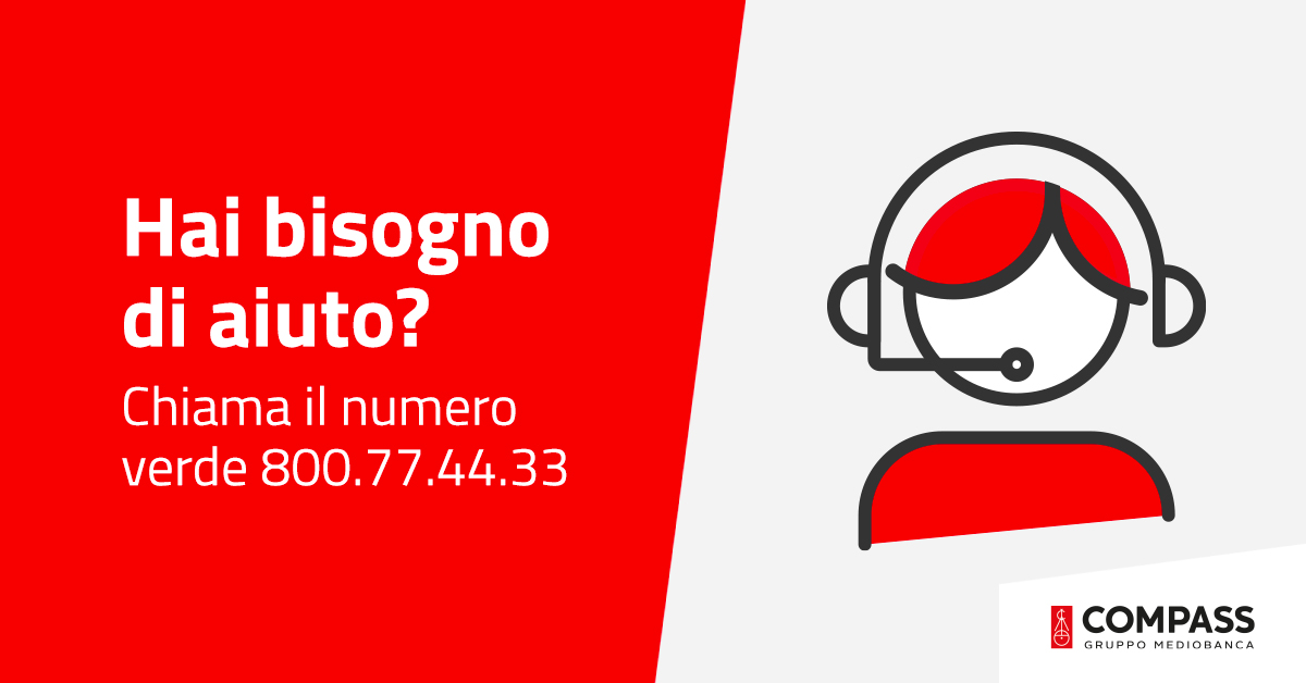 Assistenza contattaci per ogni tua esigenza Compass